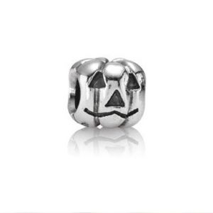 Authentic Pandora Retired Jack-O-Lantern Pumpkin Charm